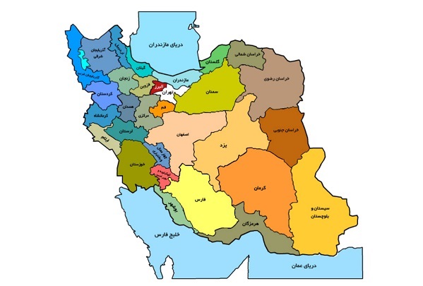 نقشه ایران